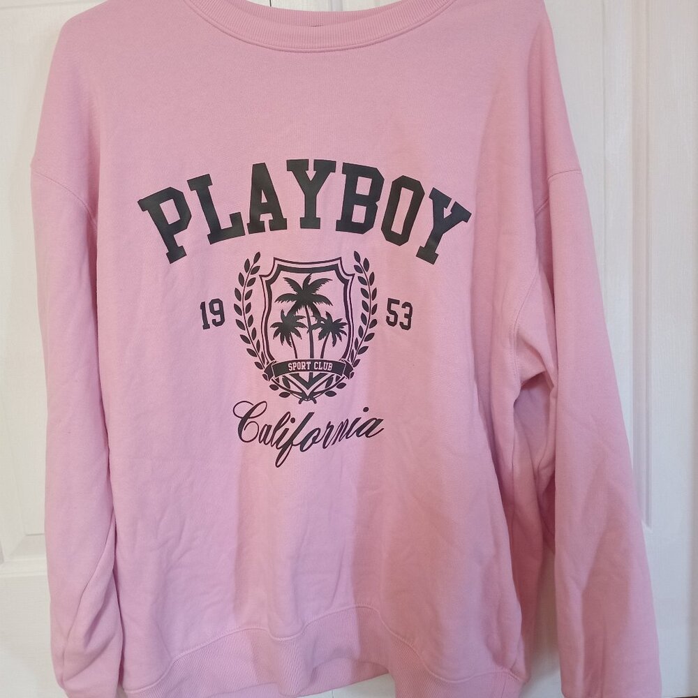 Playboy Malibu Pink Women's Crewneck